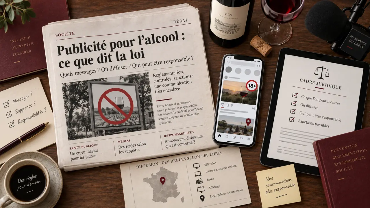 Alcool et publicité : que peut-on montrer, où diffuser et qui peut être responsable ?