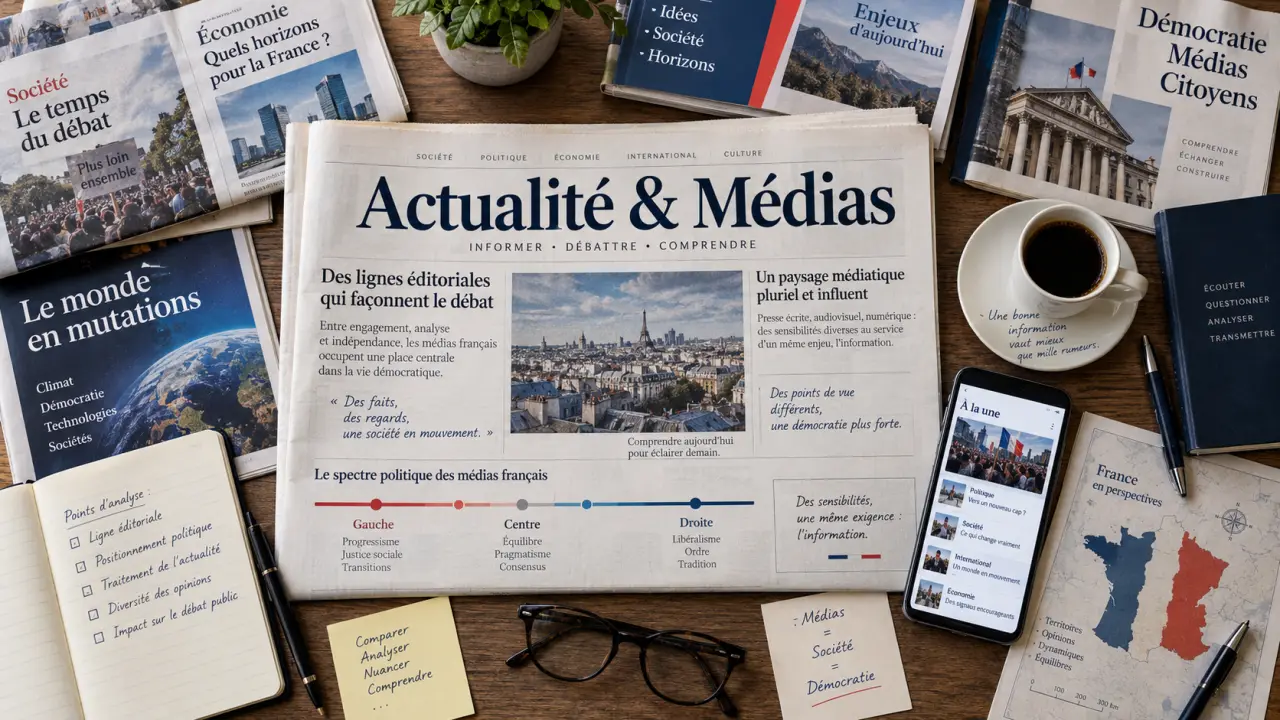 L’orientation politique des médias français se lit dans leur ligne éditoriale, leur public et leur propriété