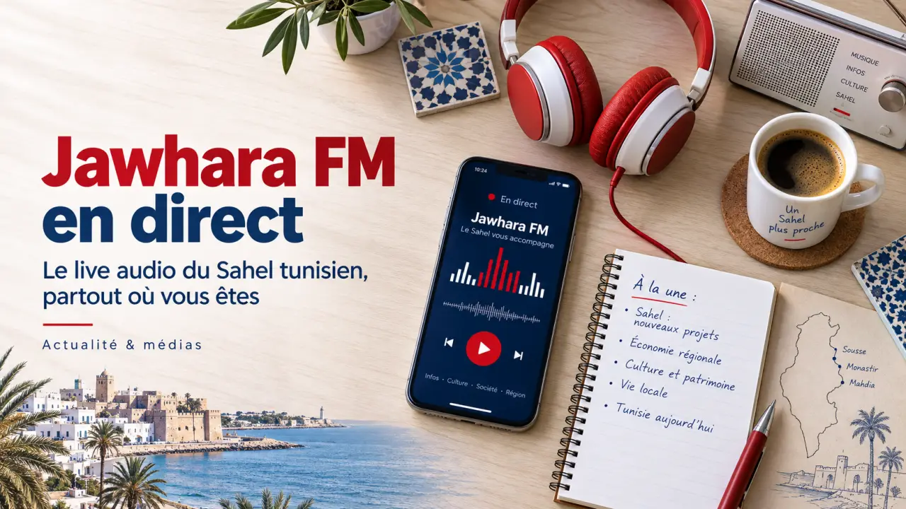 Jawhara FM en direct : le live audio du Sahel tunisien partout où vous êtes