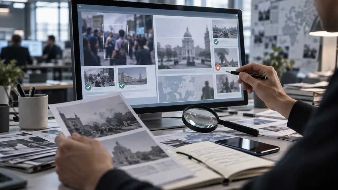 Écran affichant une analyse d'information générée par intelligence artificielle