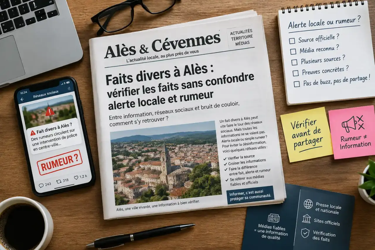 Faits divers à Alès : vérifier les faits sans confondre alerte locale et rumeur