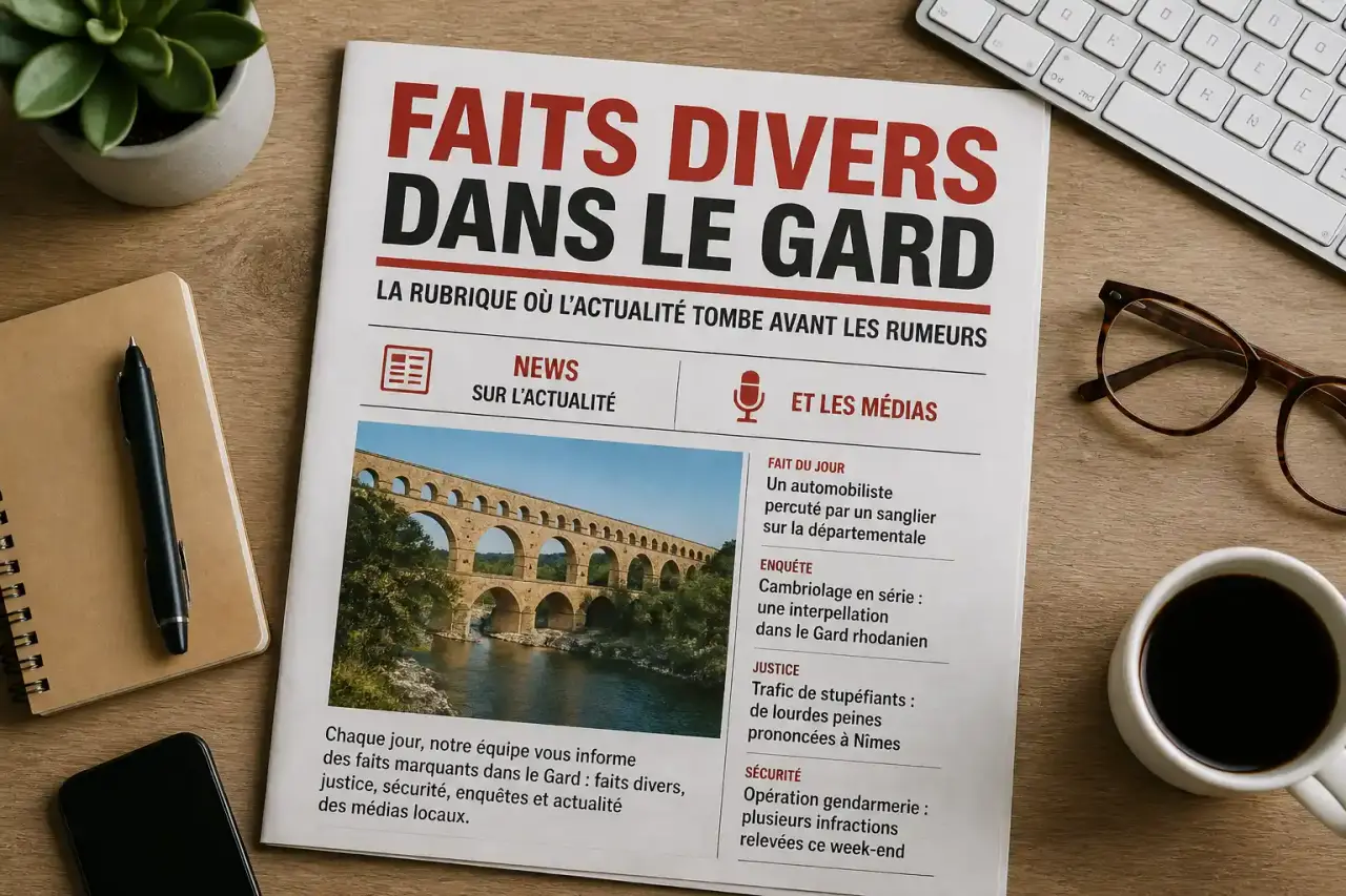 Faits divers dans le Gard : la rubrique où l'actualité tombe avant les rumeurs