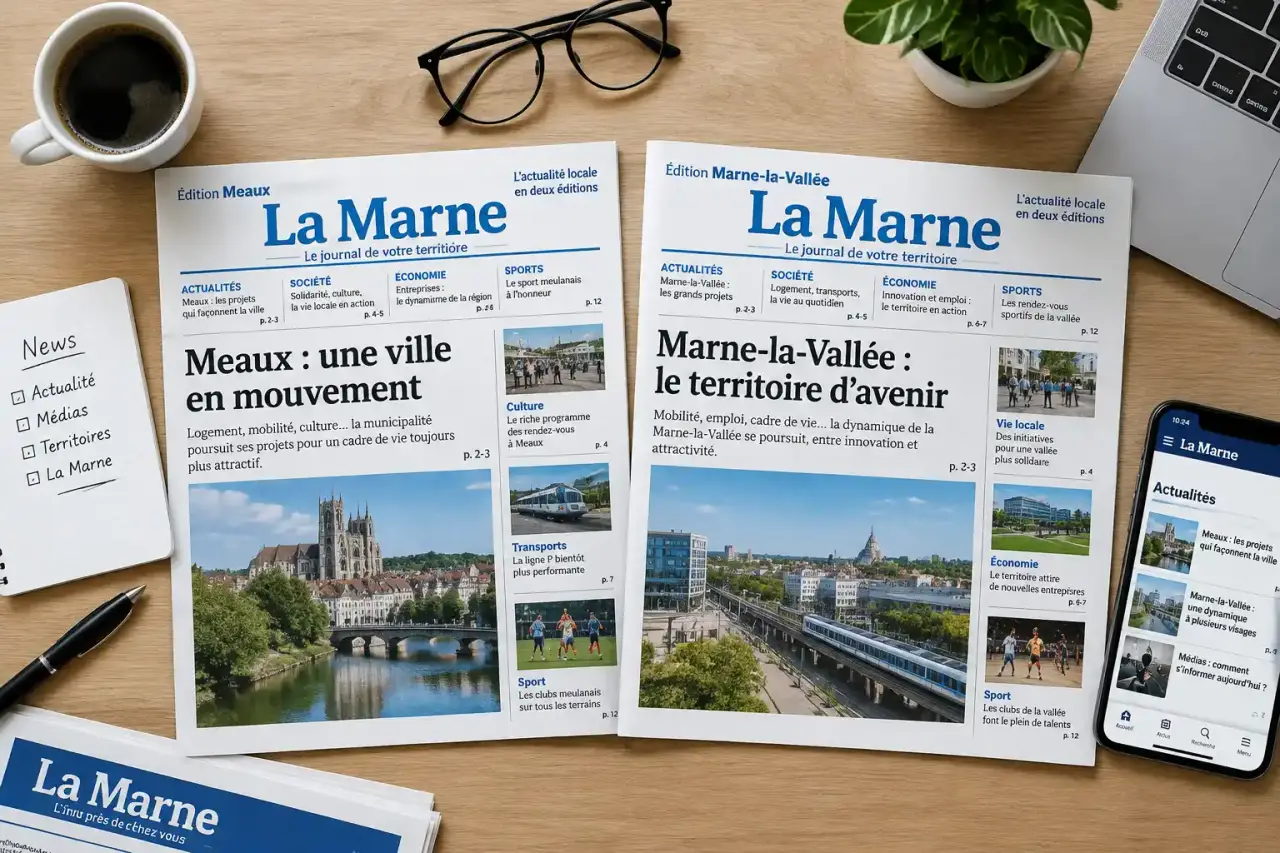 Journal La Marne : l’actualité locale en deux éditions, Meaux et Marne-la-Vallée