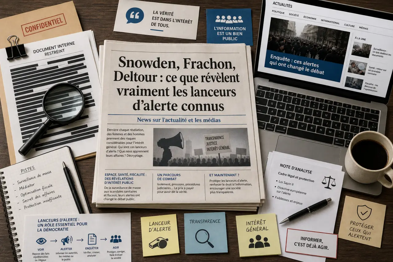 Snowden, Frachon, Deltour : ce que révèlent vraiment les lanceurs d’alerte connus